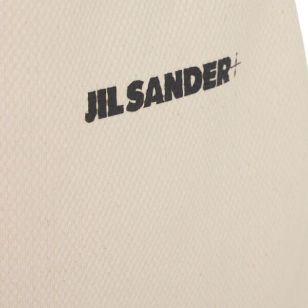 JIL SANDER+☆ロゴ ドローストリング キャンバス ポーチバッグ